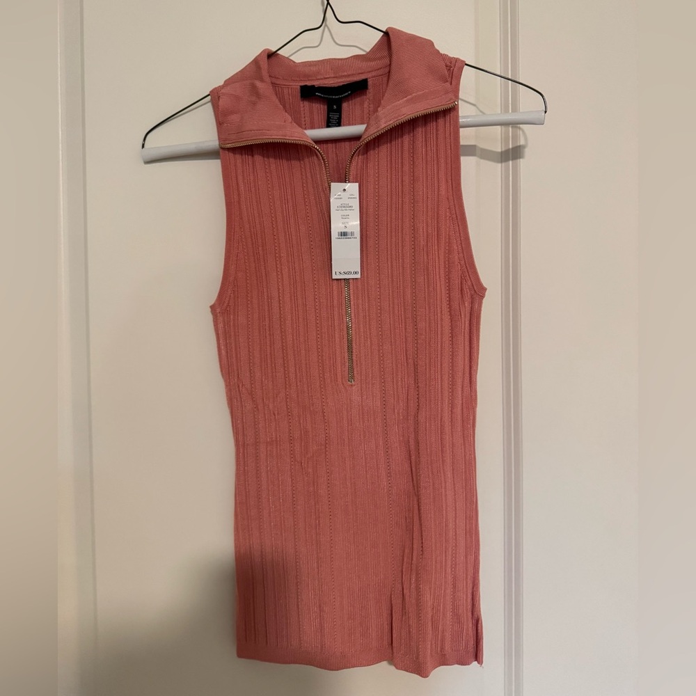 Sleeveless Pink Top